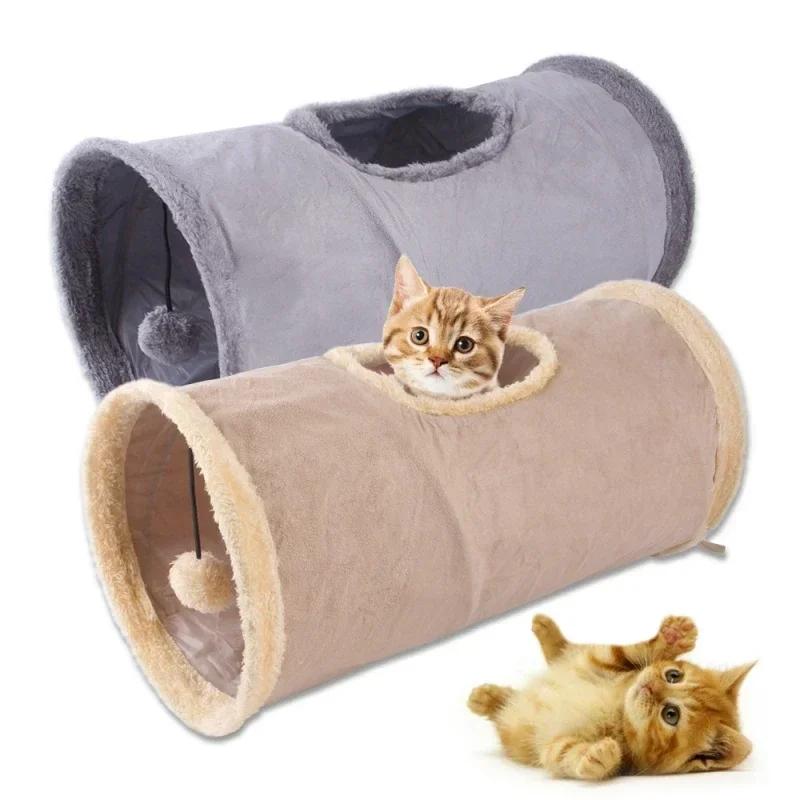 Pet Cat Plush Channel Foldable Suede Tunnel Educational Toy Warm Winter Interactive Toys for Cat Supplies Play Games хаки
Pet Cat Plush Channel Foldable Suede Tunnel Educational Toy Warm Winter Interactive Toys for Cat Supplies Play Games хаки