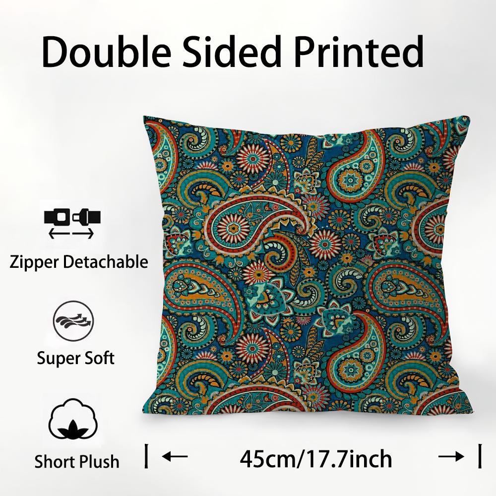 Наволочка с расписным дизайном P-PaisleyS, плюшевая ткань, мягкая, с двусторонней печатью, чехол для диванной подушки, наволочки для декоративных подушек 12x12Inch
Наволочка с расписным дизайном P-PaisleyS, плюшевая ткань, мягкая, с двусторонней печатью, чехол для диванной подушки, наволочки для декоративных подушек 12x12Inch