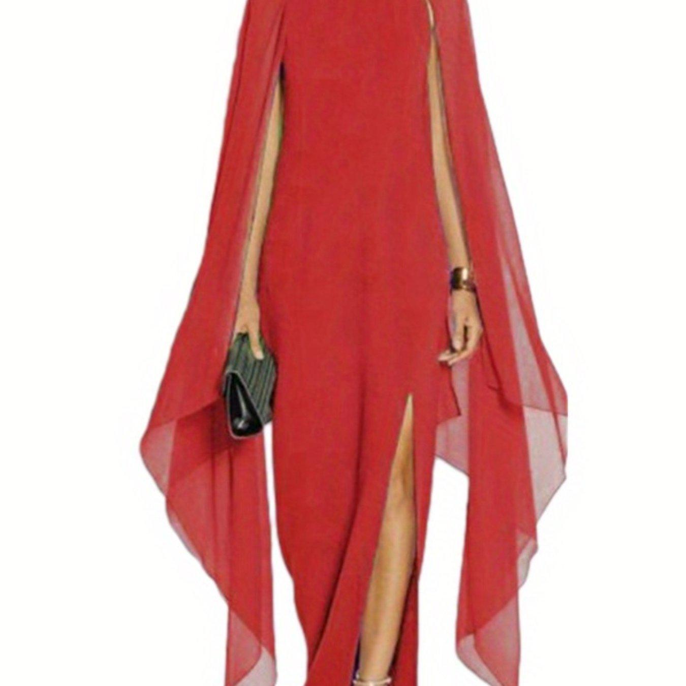 Solid Color Sheer Mesh Dress - European & American Style Cross Design S красный
Solid Color Sheer Mesh Dress - European & American Style Cross Design S красный
