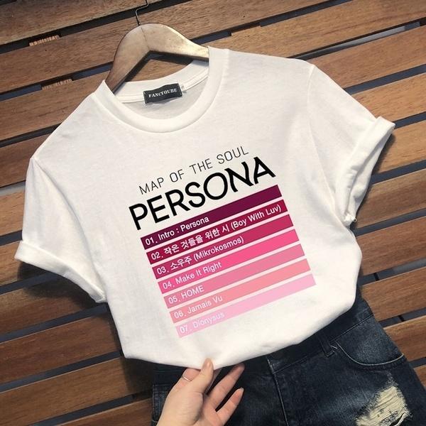 Bts Kpop Fashion Map Of The Soul Persona Топы с короткими рукавами Bts Футболки унисекс
Bts Kpop Fashion Map Of The Soul Persona Топы с короткими рукавами Bts Футболки унисекс