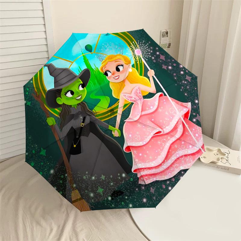1PC Witch Princess Automatic Open/Close Umbrella with Windproof, 8-Rib Sturdy Canopy, Durable Ribs, Fashionable Design, Outdoor Accessory, Fun Prin, H
1PC Witch Princess Automatic Open/Close Umbrella with Windproof, 8-Rib Sturdy Canopy, Durable Ribs, Fashionable Design, Outdoor Accessory, Fun Prin, H