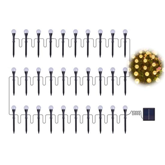 30Pcs Solar Pathway Lights with 8 Modes 21.3ft Color-Changing LED Garden Stakes Lights Waterproof Auto On/Off Decorative Lighting for Lawn Yard Patio 30PCS
30Pcs Solar Pathway Lights with 8 Modes 21.3ft Color-Changing LED Garden Stakes Lights Waterproof Auto On/Off Decorative Lighting for Lawn Yard Patio 30PCS