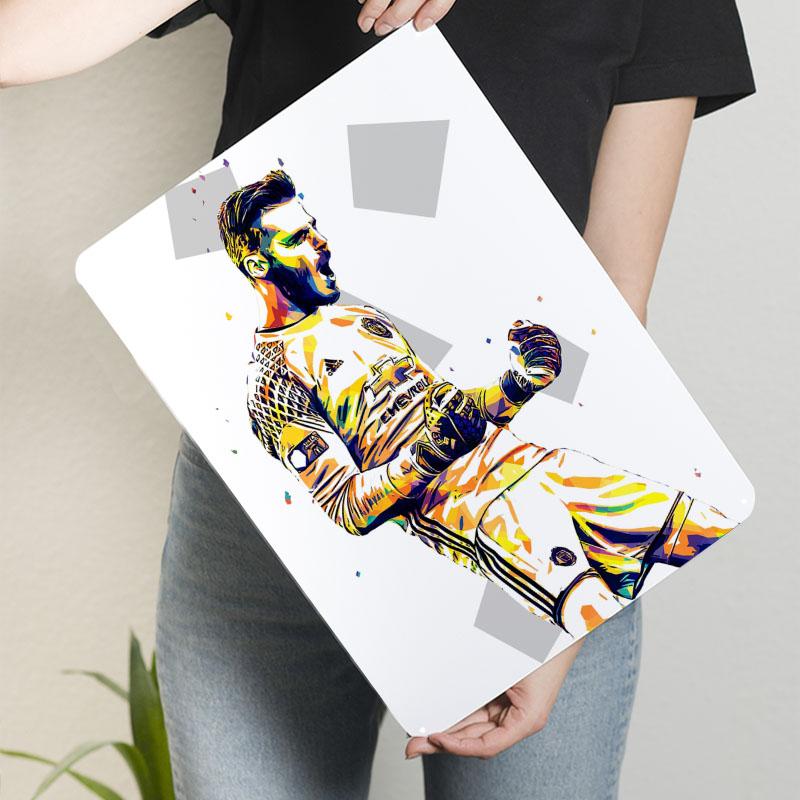David De Gea Football Player Metal Poster Wall Art Mural Custom Soccer Metal Tin Signs for Home Room Decoration Vintage Interior 20x30cm(7.8x11.8inch)
David De Gea Football Player Metal Poster Wall Art Mural Custom Soccer Metal Tin Signs for Home Room Decoration Vintage Interior 20x30cm(7.8x11.8inch)