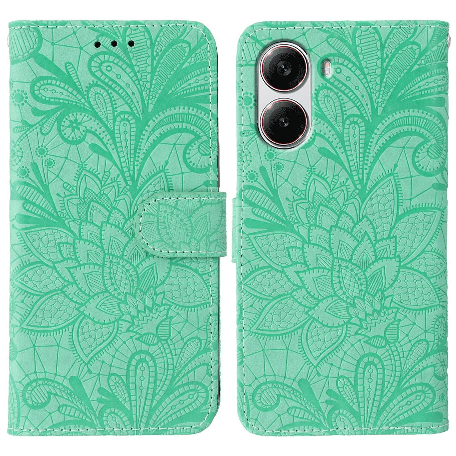 For Xiaomi Poco X7 Pro 5G/Redmi Turbo 4 5G Case Lace Flowers PU Leather Flip Wallet Phone Cover Green
For Xiaomi Poco X7 Pro 5G/Redmi Turbo 4 5G Case Lace Flowers PU Leather Flip Wallet Phone Cover Green
