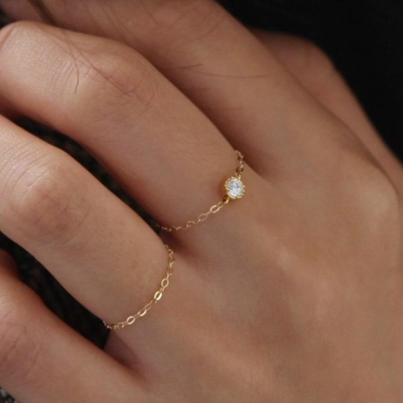 MCCOII 14k біле золото кільце-ланцюжок Q ROSE GOLD
MCCOII 14k біле золото кільце-ланцюжок Q ROSE GOLD