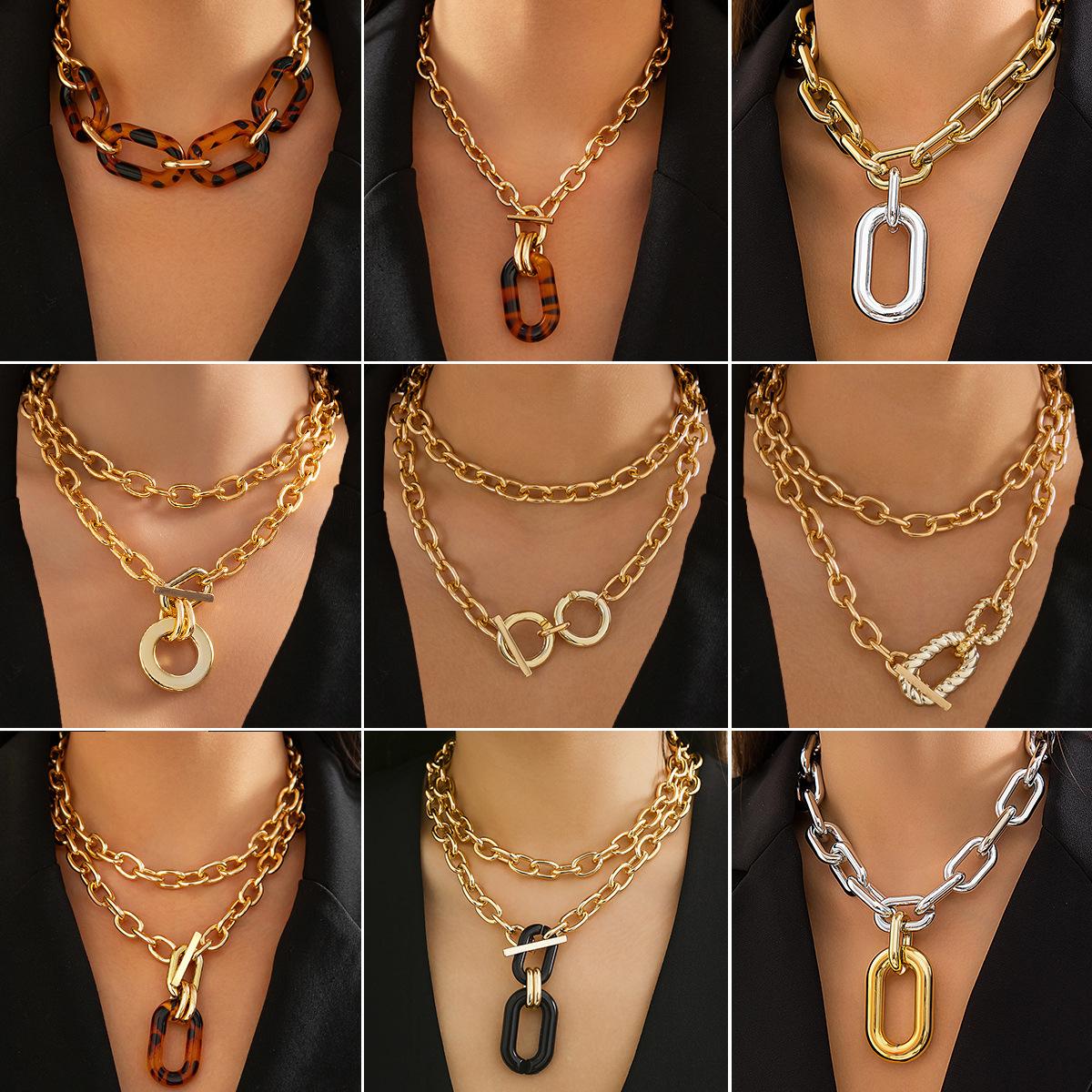 Personalized cross chain, multi-layer punk necklace for women, niche OT buckle pendant stacked wearing necklace. See details
Personalized cross chain, multi-layer punk necklace for women, niche OT buckle pendant stacked wearing necklace. See details