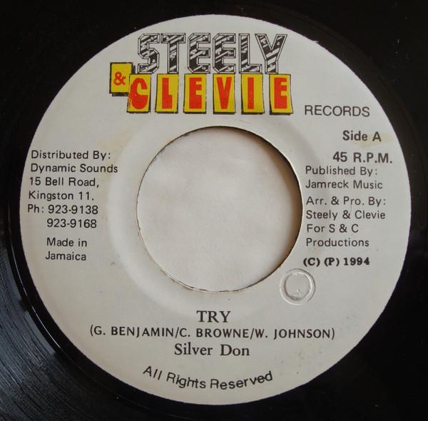 7inch Record SILVER DON Try NONE Steely Clevie 1994 Jamaica Reggae Ska Dub Used
7inch Record SILVER DON Try NONE Steely Clevie 1994 Jamaica Reggae Ska Dub Used