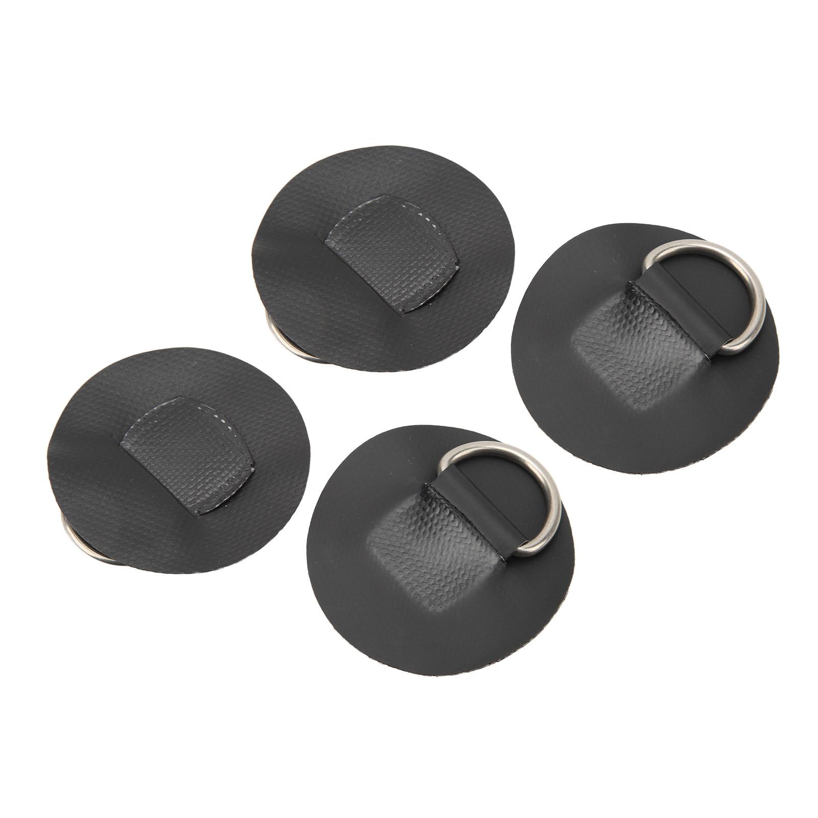 4PCS D Ring Patch PVC Stainless Steel Surfboard Single Layer Round Shape D Ring Pad for Inflatable Boat Kayak Canoe Black
4PCS D Ring Patch PVC Stainless Steel Surfboard Single Layer Round Shape D Ring Pad for Inflatable Boat Kayak Canoe Black
