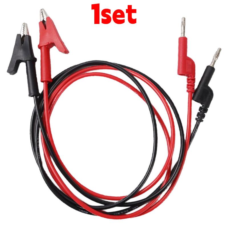 Red Black Alligator Clips Banana Plug Test Leads Double-ended Crocodile Test Clips Cable Lead Connector Multimeter Measure Tool
Red Black Alligator Clips Banana Plug Test Leads Double-ended Crocodile Test Clips Cable Lead Connector Multimeter Measure Tool