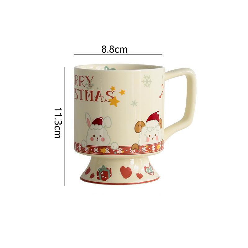 400 мл бытовая посуда для питья высокая керамическая чашка креативная рождественская мультяшная кружка для завтрака молоко кофе какао чашки 1pcs
400 мл бытовая посуда для питья высокая керамическая чашка креативная рождественская мультяшная кружка для завтрака молоко кофе какао чашки 1pcs