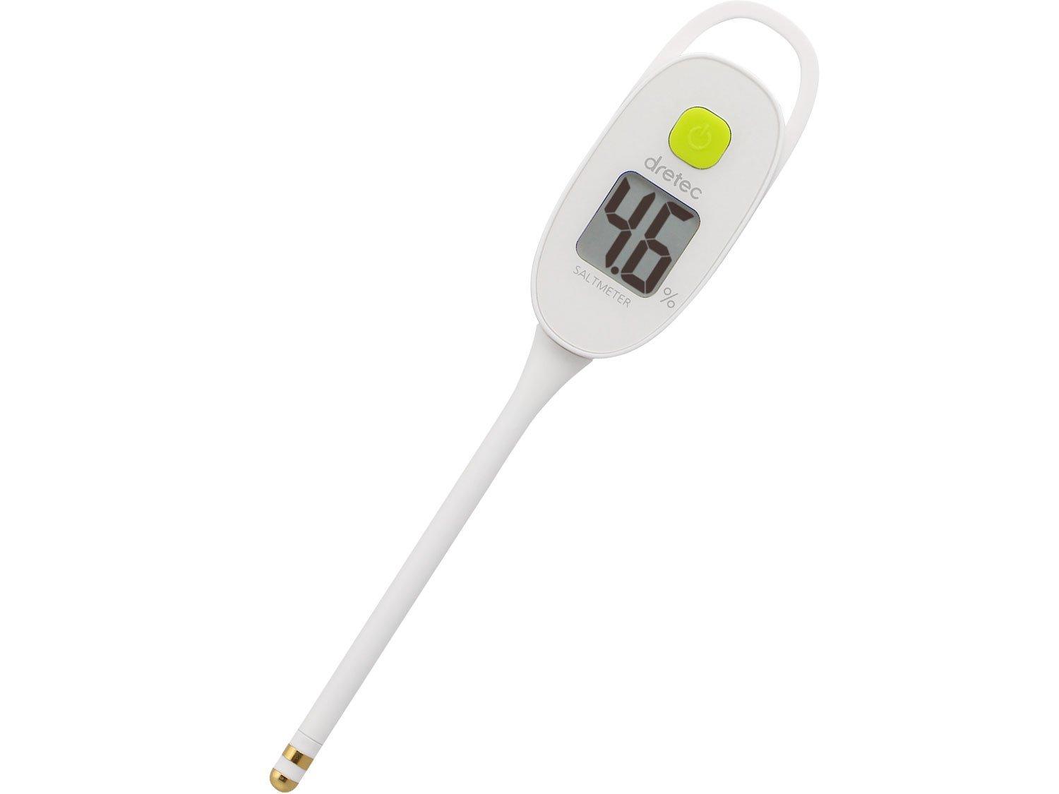 dretec Salt Measures up to Reduced Meter, Waterproof, Digital, 5% Salt, Salt, EN-904IV білий
dretec Salt Measures up to Reduced Meter, Waterproof, Digital, 5% Salt, Salt, EN-904IV білий