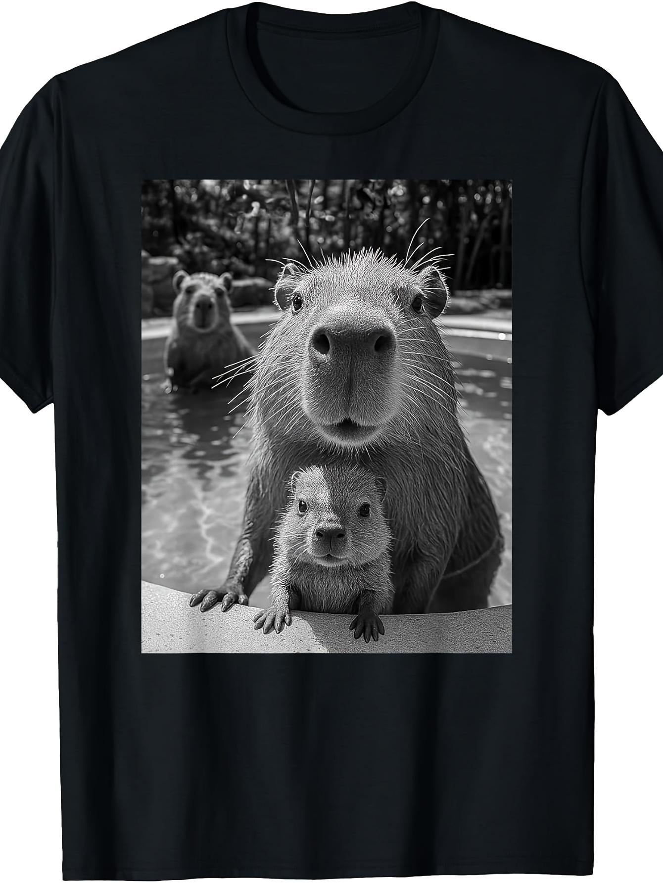 Fun Capibala Casual Tshirt Mens and Womens Luxury Brand Top S
Fun Capibala Casual Tshirt Mens and Womens Luxury Brand Top S