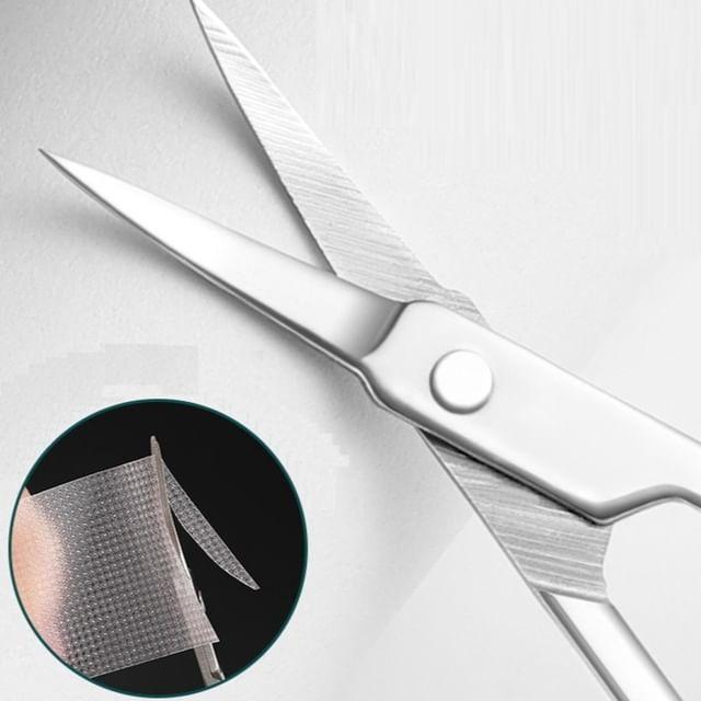 Puremantis - Stainless Steel Double Eyelid Tape Scissors Silver
Puremantis - Stainless Steel Double Eyelid Tape Scissors Silver