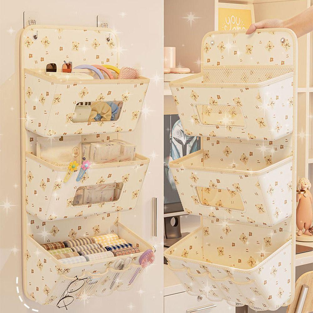 Non-woven Fabric Cartoon Wall Hanging Storage Bag Foldable Underwear Socks Organizer Student 2 Layers
Non-woven Fabric Cartoon Wall Hanging Storage Bag Foldable Underwear Socks Organizer Student 2 Layers
