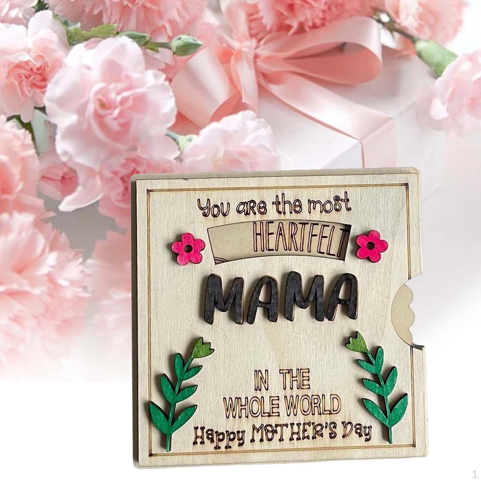 Handcrafted Wooden Mother s Day Greeting Card - Unique Gift for Mom Style D
Handcrafted Wooden Mother s Day Greeting Card - Unique Gift for Mom Style D