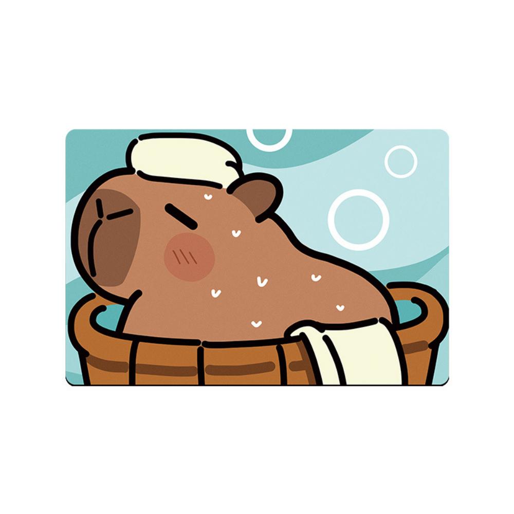 Bathroom Floor Mat Cute Capybara Taking A Bath Pattern Drainage Pad Animals Drying Mats Absorbent Pad for Bathroom Home Decor 40x60CM
Bathroom Floor Mat Cute Capybara Taking A Bath Pattern Drainage Pad Animals Drying Mats Absorbent Pad for Bathroom Home Decor 40x60CM