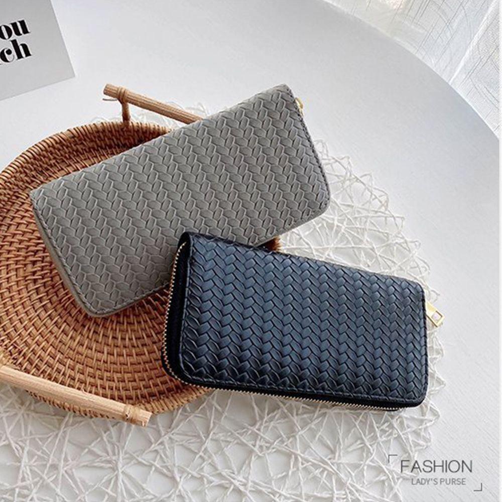 Large Capacity Wallet bag Money Pocket Pouch Clutch Handbag Zipper Coin Purses Weave Leather Wallet сірий
Large Capacity Wallet bag Money Pocket Pouch Clutch Handbag Zipper Coin Purses Weave Leather Wallet сірий