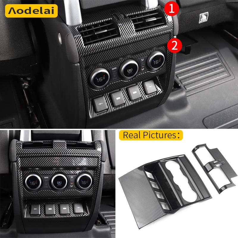 ABS Carbon Fiber For Land Rover Defender 2020-2025 Inner Rear Row Air Conditioning Vent Frame Cover Trim Car Accessories
ABS Carbon Fiber For Land Rover Defender 2020-2025 Inner Rear Row Air Conditioning Vent Frame Cover Trim Car Accessories