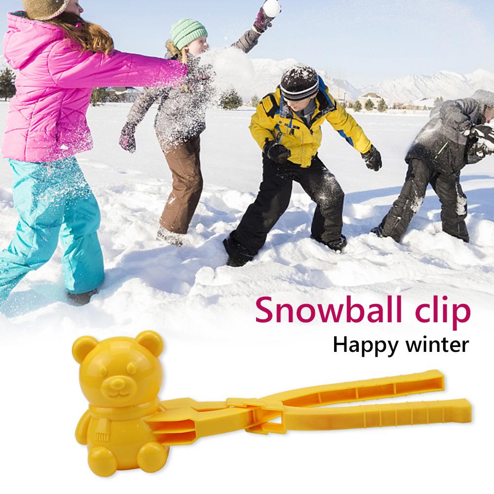 Медведь в форме снежка, зажим для детей, зимняя игрушка для игры в снежки (желтый) 
Медведь в форме снежка, зажим для детей, зимняя игрушка для игры в снежки (желтый)
