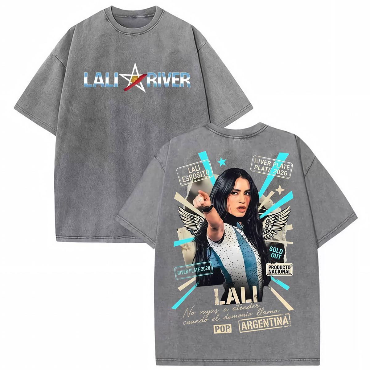 Singer Lali Esposito LA QUE LE GANA AL TIEMPO Tour Vintage T Shirts Unisex Women High Street T Shirt Washed Oversized Tshirts S
Singer Lali Esposito LA QUE LE GANA AL TIEMPO Tour Vintage T Shirts Unisex Women High Street T Shirt Washed Oversized Tshirts S
