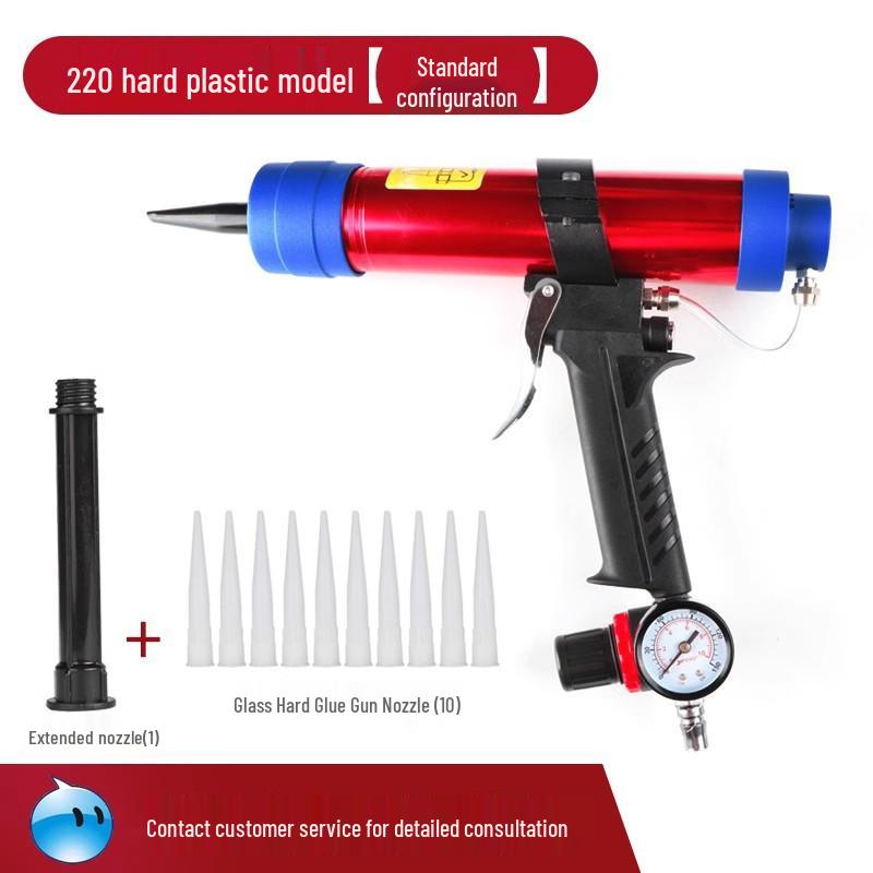Pneumatic Glass & Silicone Caulking Gun for Structural Adhesives and Seam Sealing
Pneumatic Glass & Silicone Caulking Gun for Structural Adhesives and Seam Sealing