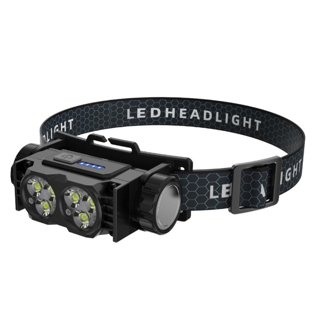 Powerful 6 Core LED Headlamp Bright Beam Lightweight 109g Rechargeable Headlamp Adjustable Angle Adjustable Beam чорний
Powerful 6 Core LED Headlamp Bright Beam Lightweight 109g Rechargeable Headlamp Adjustable Angle Adjustable Beam чорний