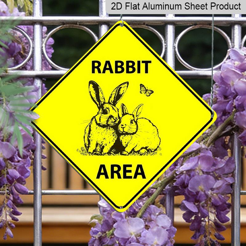 2D Flat - 1pc Funny Rabbit Crossing Metal Sign - Farmhouse Decor with Two Rabbits - for Home, Garden, Easter Party - Durable Metal Plaque Gift for 20*20cm
2D Flat - 1pc Funny Rabbit Crossing Metal Sign - Farmhouse Decor with Two Rabbits - for Home, Garden, Easter Party - Durable Metal Plaque Gift for 20*20cm