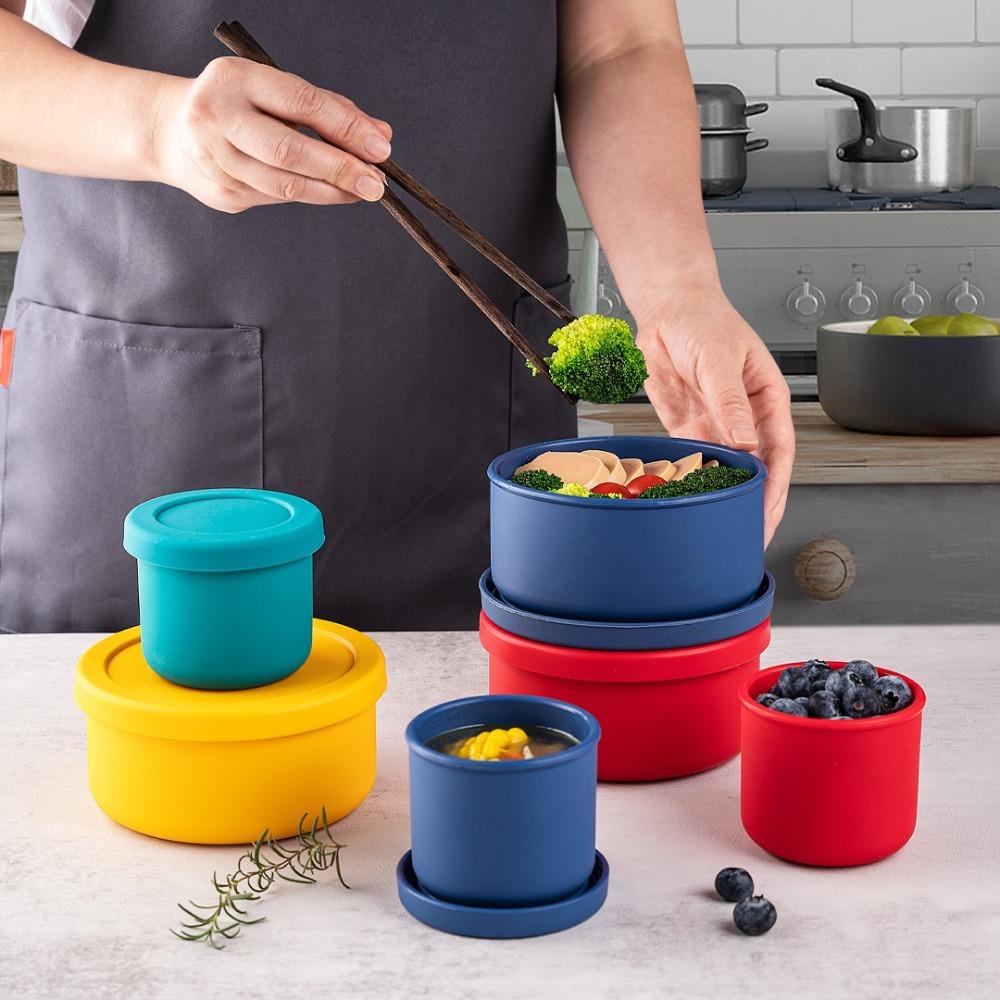 Portable Silicone Lunch Box Food Grade School Lunch Container Durable Fruit Storage Box Outdoor Red-250ml
Portable Silicone Lunch Box Food Grade School Lunch Container Durable Fruit Storage Box Outdoor Red-250ml