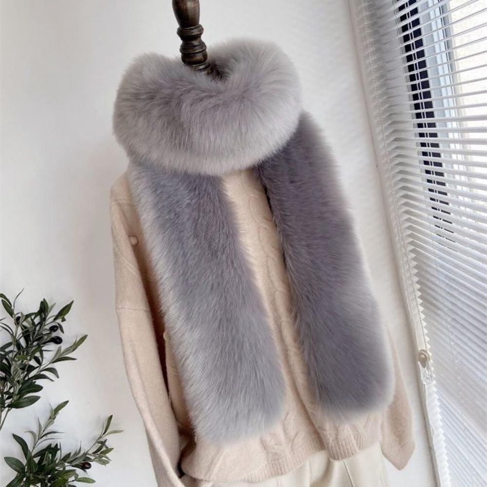 Шарф Утепленный и Удлиненный Шарф Защита Шеи Универсальный Теплый Имитация Енотового Меха Ложный Воротник Лисий Мех Шаль Осенне-Зимний Женский Шарф серый
Шарф Утепленный и Удлиненный Шарф Защита Шеи Универсальный Теплый Имитация Енотового Меха Ложный Воротник Лисий Мех Шаль Осенне-Зимний Женский Шарф серый