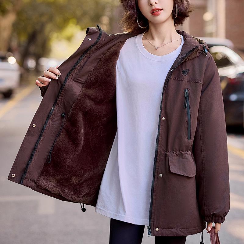 Women s Mid-Length Fleece-Lined Parka, 2024 Winter Slimming Hooded Windbreaker Coat L чёрный
Women s Mid-Length Fleece-Lined Parka, 2024 Winter Slimming Hooded Windbreaker Coat L чёрный