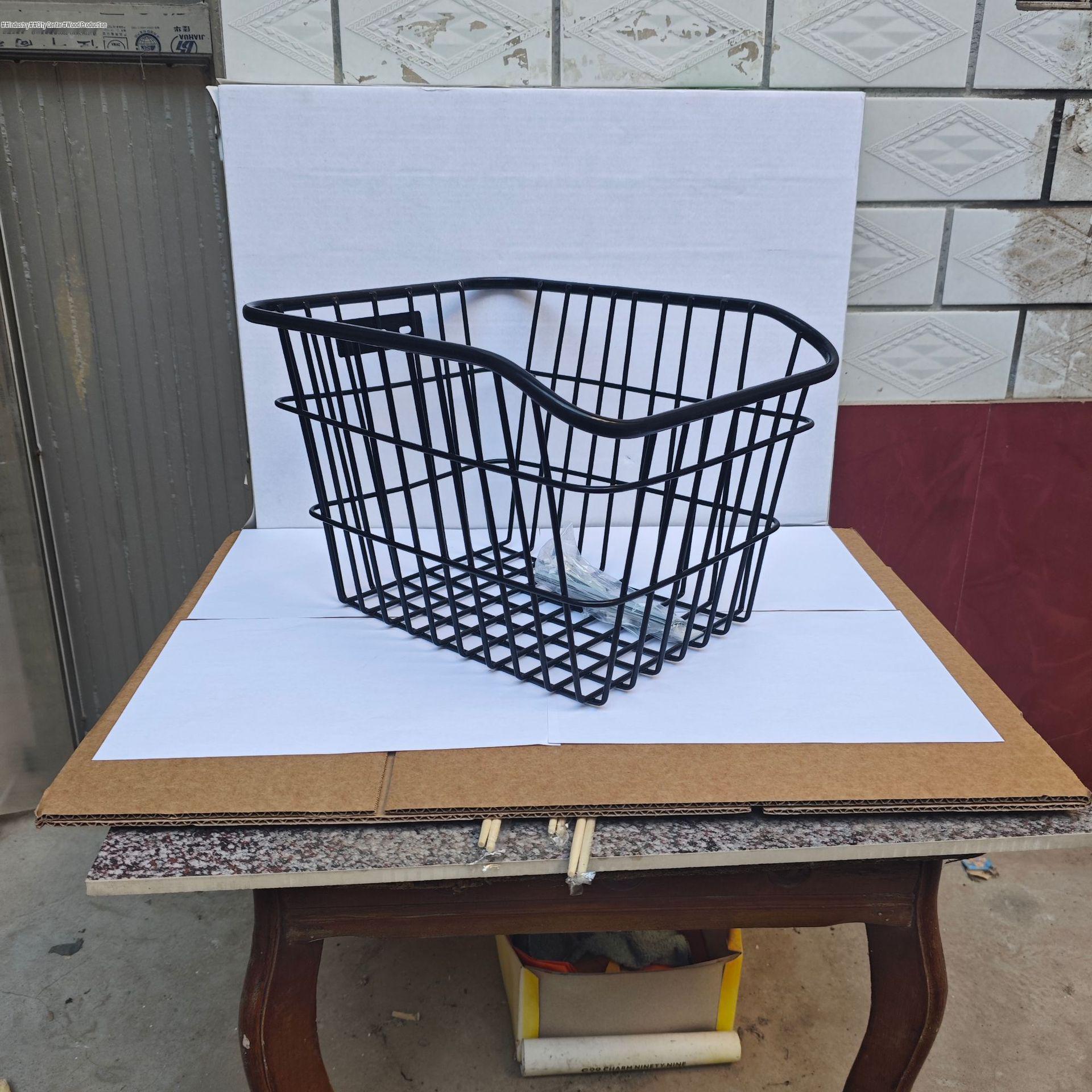 Folding Rear Bike Basket for Mountain and Student Bicycles - Bicycle Accessories Basket Without Accessories чорний
Folding Rear Bike Basket for Mountain and Student Bicycles - Bicycle Accessories Basket Without Accessories чорний