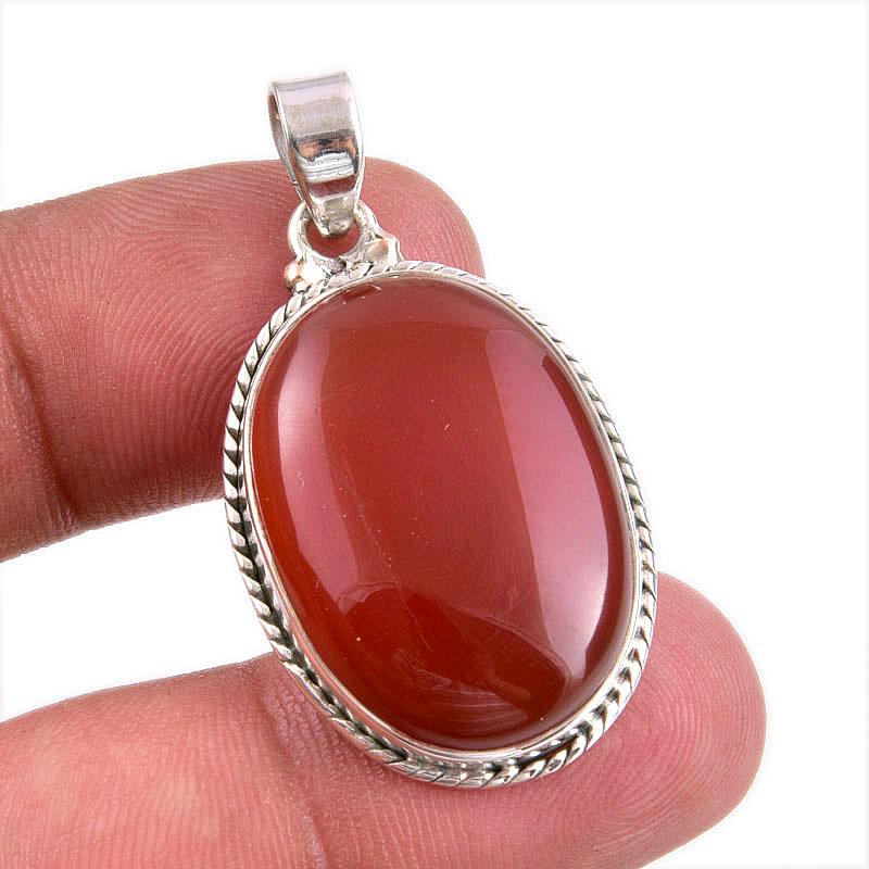 Natural Carnelian Gemstone Handmade 925 Solid Sterling Silver Pendant 1.50 b2A18
Natural Carnelian Gemstone Handmade 925 Solid Sterling Silver Pendant 1.50 b2A18
