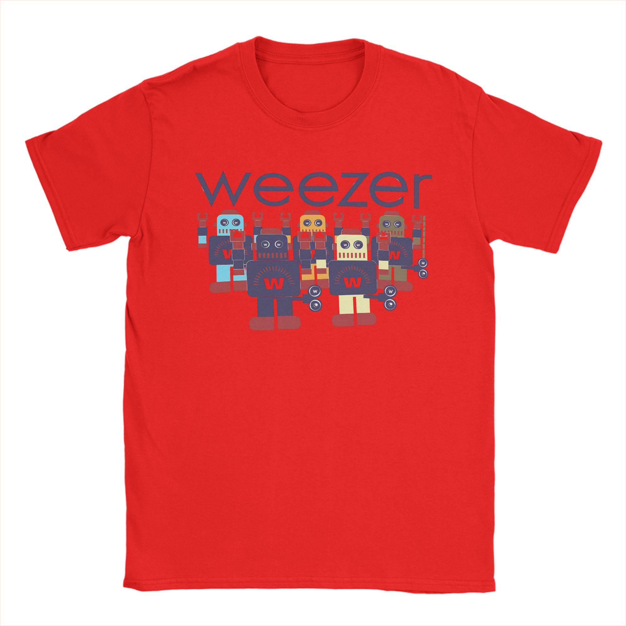 Mens Weezer Band T Shirt Cotton Clothes Humorous Short Sleeve Crewneck Tees Birthday Present TShirts S
Mens Weezer Band T Shirt Cotton Clothes Humorous Short Sleeve Crewneck Tees Birthday Present TShirts S