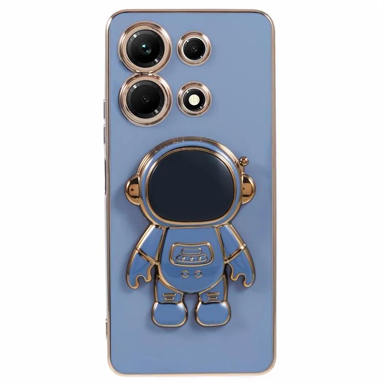 Для Infinix Note 30 4G Чехол Astronaut Kicstand TPU Чехол для телефона с гальваническим покрытием краев - Синий
Для Infinix Note 30 4G Чехол Astronaut Kicstand TPU Чехол для телефона с гальваническим покрытием краев - Синий