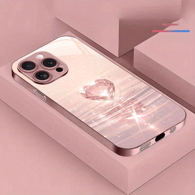 Pink Diamond Ripple Pattern Pink Metallic Paint Glass Phone Case For iPhone 11 12 13 14 15 16 17 Pro Max Plus 16E 17Air Cover iPhone 12 Pro Max
Pink Diamond Ripple Pattern Pink Metallic Paint Glass Phone Case For iPhone 11 12 13 14 15 16 17 Pro Max Plus 16E 17Air Cover iPhone 12 Pro Max
