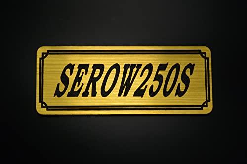 QE-508-1 SEROW250S Yamaha Serow 250S Exterior Tank Custom Parts Gold and Black Original Sticker
QE-508-1 SEROW250S Yamaha Serow 250S Exterior Tank Custom Parts Gold and Black Original Sticker