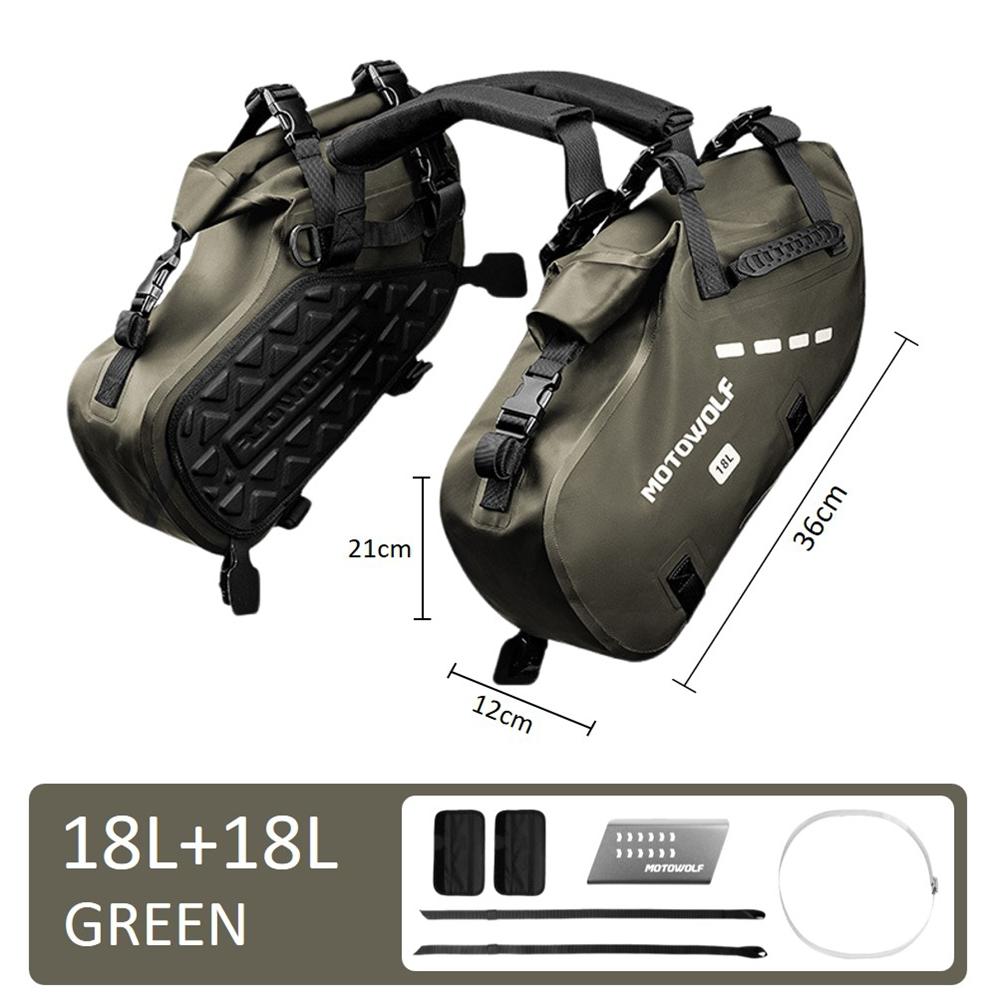 Waterproof MotorcycleTravel Luggage Saddlebags Motorcycles Universal Side Bag For BMW Honda Kawasaki Yamaha Honda Side Bags 18L Green
Waterproof MotorcycleTravel Luggage Saddlebags Motorcycles Universal Side Bag For BMW Honda Kawasaki Yamaha Honda Side Bags 18L Green