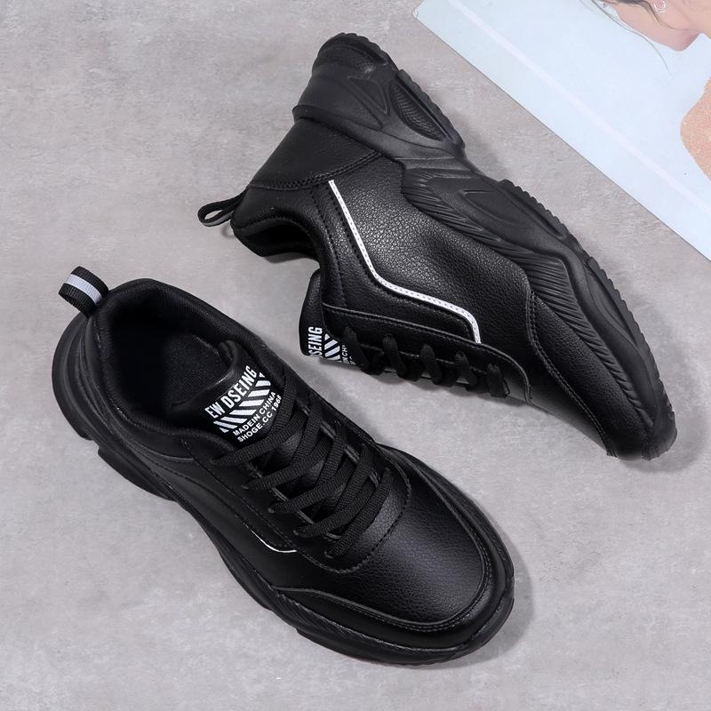 Large size thick-soled dad shoes, leather sneakers, soft-soled casual running shoes, student little white shoes, heightening women s shoes 35 чёрный
Large size thick-soled dad shoes, leather sneakers, soft-soled casual running shoes, student little white shoes, heightening women s shoes 35 чёрный