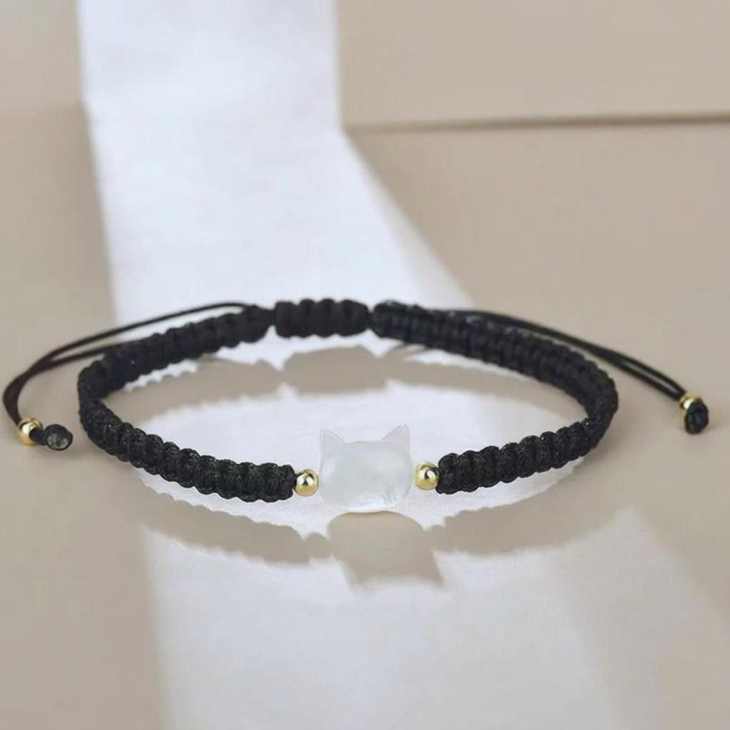 Handmade Fashion Jewelry Adjustable Cute Charm Bracelet Unisex Couple Bracelet Unique Braided Head Bracelet For Travel білий
Handmade Fashion Jewelry Adjustable Cute Charm Bracelet Unisex Couple Bracelet Unique Braided Head Bracelet For Travel білий