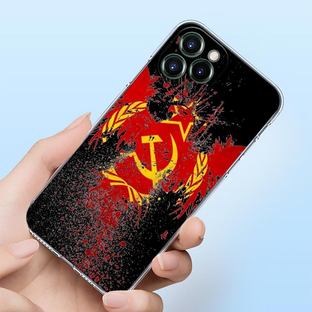 Russia Coat Of Arms Vintage CCCP Flag Phone Case For iPhone 15 11 12 13 14 Pro Max XS X 8 7 Plus SE 2020 Clear Soft Shell Covers iphone13
Russia Coat Of Arms Vintage CCCP Flag Phone Case For iPhone 15 11 12 13 14 Pro Max XS X 8 7 Plus SE 2020 Clear Soft Shell Covers iphone13