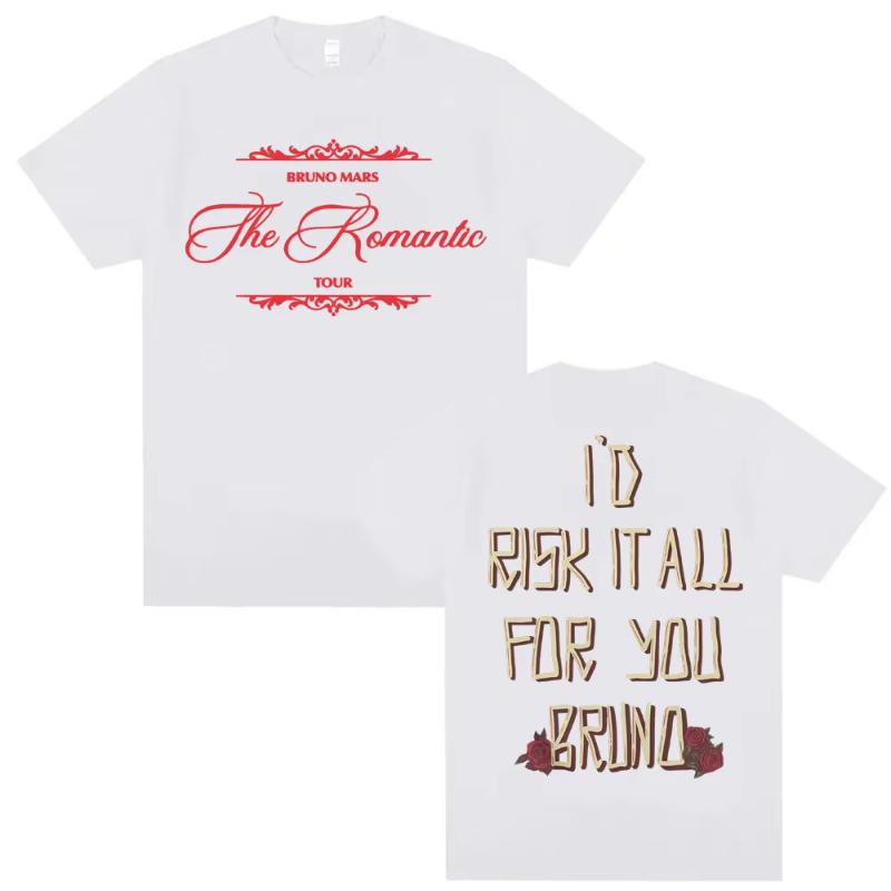 Bruno Mars Risk It All The Romantic Tour Tee Shirt Men Women Hip Hop Harajuku Classic T-shirt Cotton Casual Short Sleeve T Sh... S разноцветный
Bruno Mars Risk It All The Romantic Tour Tee Shirt Men Women Hip Hop Harajuku Classic T-shirt Cotton Casual Short Sleeve T Sh... S разноцветный
