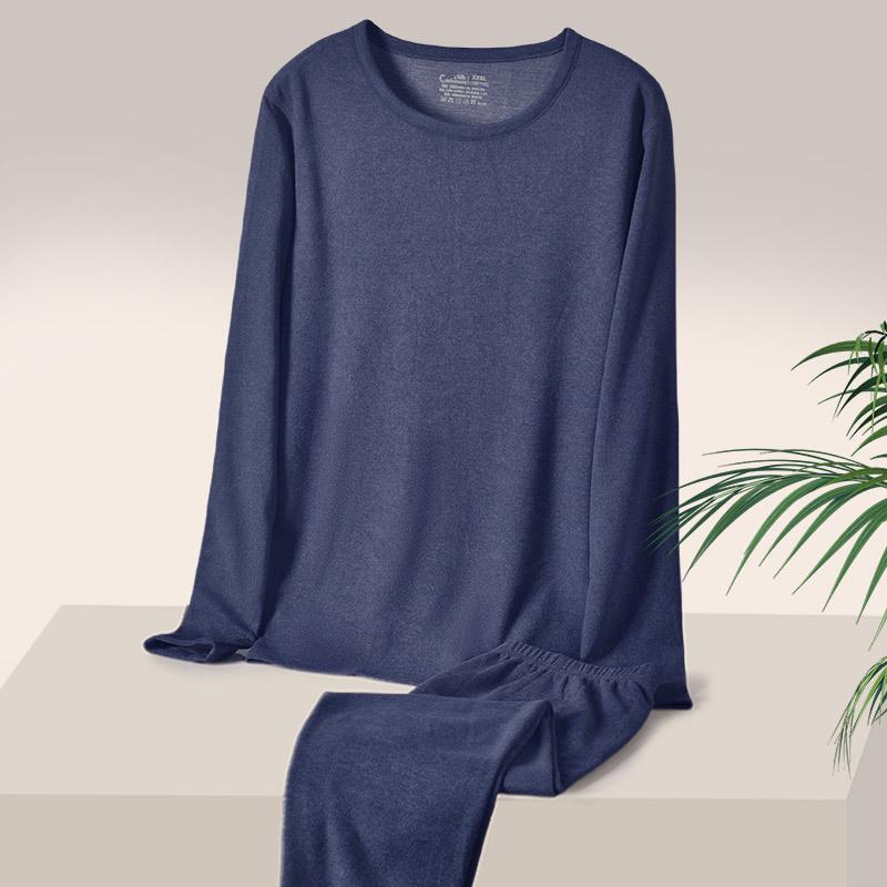 Мужской шелковый комплект термобелья Yuyue: Верх и брюки из немецкого кашемирового бархата, весна/осень, большой размер. L синий
Мужской шелковый комплект термобелья Yuyue: Верх и брюки из немецкого кашемирового бархата, весна/осень, большой размер. L синий