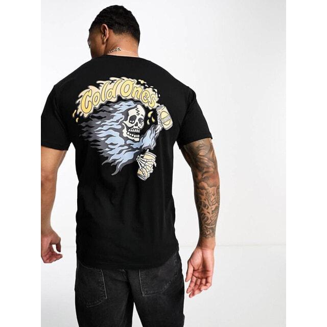 Черная футболка с принтом черепа на спине Vans cold one
Черная футболка с принтом черепа на спине Vans cold one
