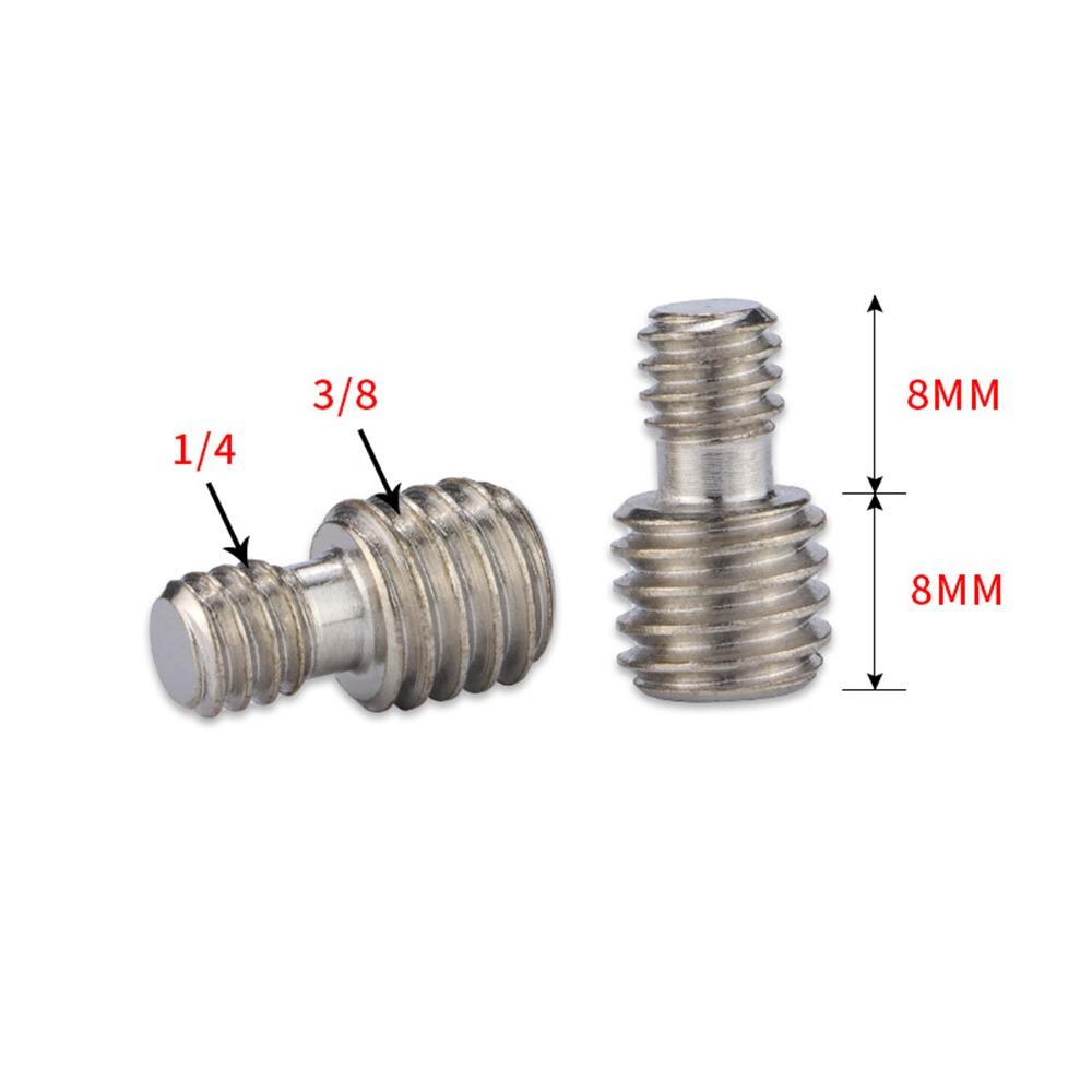 Camera Gear Threaded Adapter M6 1/4 Male to 3/8 Tripod Mount Adapter Screw Monopod 1/4 to 3/8
Camera Gear Threaded Adapter M6 1/4 Male to 3/8 Tripod Mount Adapter Screw Monopod 1/4 to 3/8
