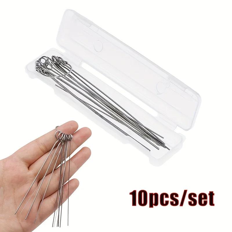 10PCS Different Sizes Stainless Steel Cleaning Needle Shower Heads, Gas Stove Outlet, Wiper, Sewage Cleaning Kit Tools
10PCS Different Sizes Stainless Steel Cleaning Needle Shower Heads, Gas Stove Outlet, Wiper, Sewage Cleaning Kit Tools
