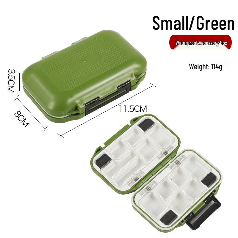 Waterproof Fishing Accessories Storage Box - Multi-functional Lure & Hook Organizer
Waterproof Fishing Accessories Storage Box - Multi-functional Lure & Hook Organizer