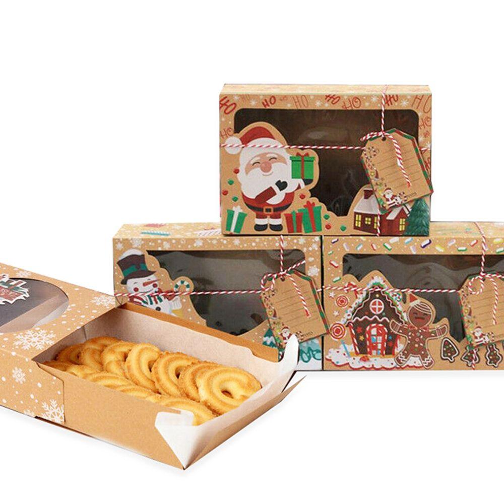 Supplies Candy Boxes Cookie with Window Food Packing Gift Bag Christmas Gift Boxes Bakery Boxes 3pcs
Supplies Candy Boxes Cookie with Window Food Packing Gift Bag Christmas Gift Boxes Bakery Boxes 3pcs