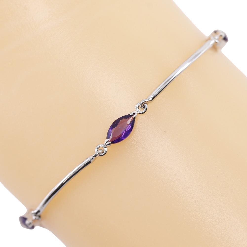 5P Браслет фіолетовий Срібло/аметист 3.1г Жіночий Вживаний
5P Браслет фіолетовий Срібло/аметист 3.1г Жіночий Вживаний