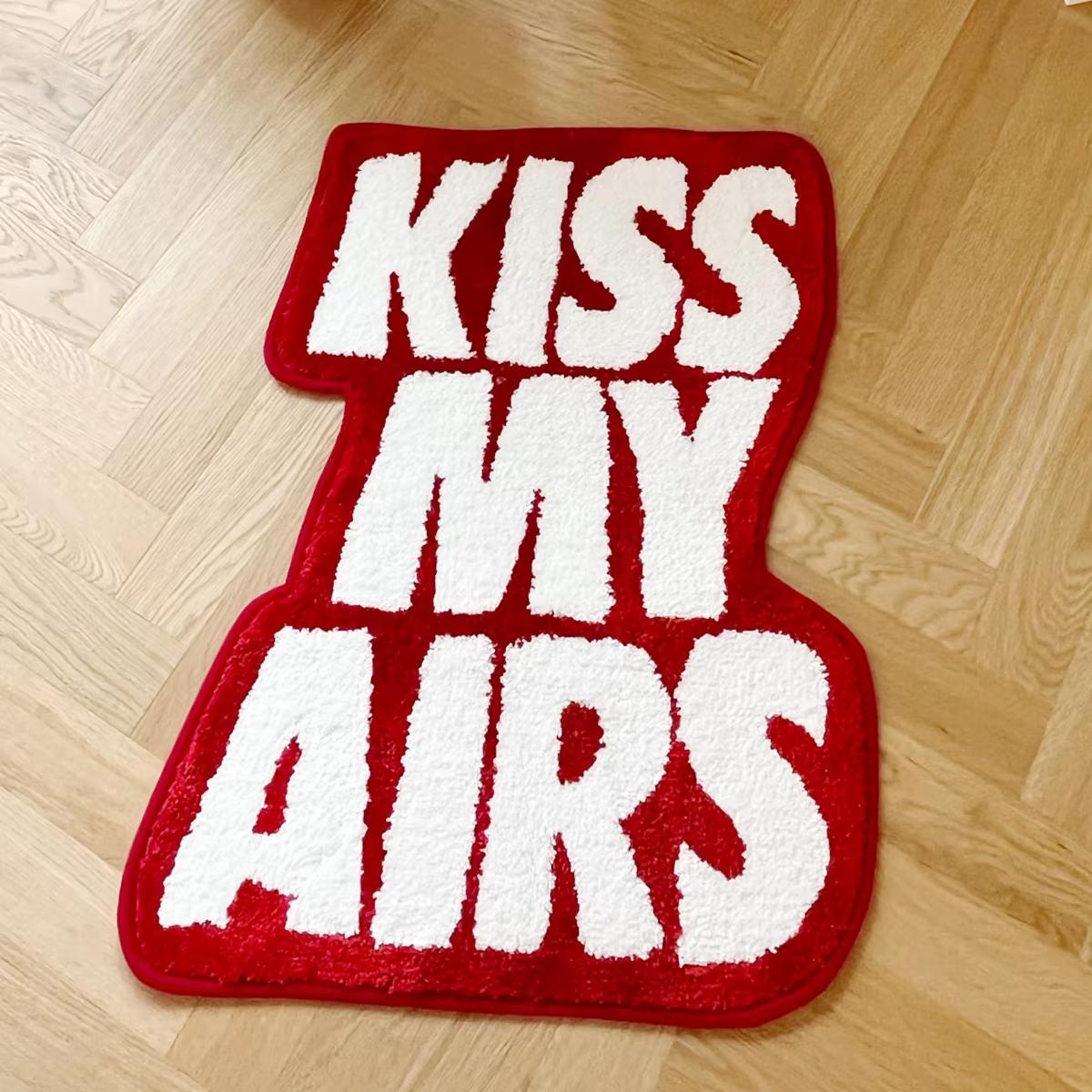 VIKAMA American Style Kiss My Airs Red And White Clashing Rugs Plush Non-Slip Living Room Decor Vintage Vibrant Home Decoration 40X60CM(1.3X2FT
VIKAMA American Style Kiss My Airs Red And White Clashing Rugs Plush Non-Slip Living Room Decor Vintage Vibrant Home Decoration 40X60CM(1.3X2FT