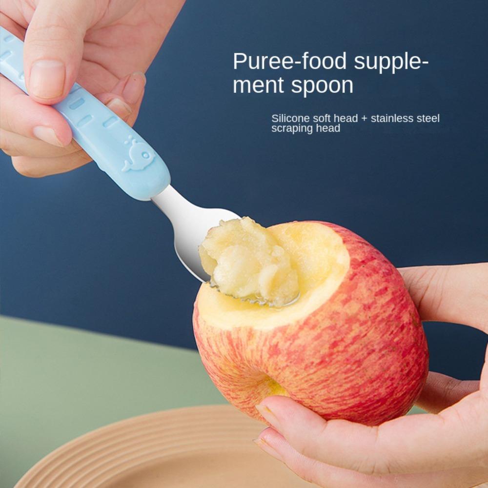 Food Grade Puree Spoon No Odor Fruit Scraping Spoon High Quality Complementary Food Spoon Pink-Single headed
Food Grade Puree Spoon No Odor Fruit Scraping Spoon High Quality Complementary Food Spoon Pink-Single headed